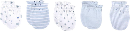 5 Pairs Baby Not Scratch Mittens 0-6 Months New Born Boy Girl Gloves Cute Infant Accessories