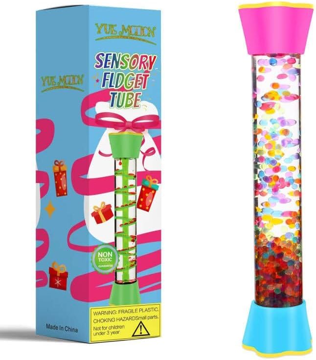 Sensory Fidget Tubes - Calm down Toys for Kids - Sensory Tubes for Calm Down Corner