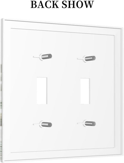 Palm Tree Banana Leaf Green Rainforest Natural Landscape Decorative Switch Plates 2 Gang Double