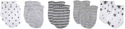 Unisex Baby Cotton Scratch Mittens For Newborn Baby Boys Girls Mittens Accessory 0-6 Months