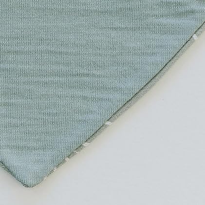 Woolino Merino Wool Baby Bibs - Highly Absorbent Bandana Bib with Cotton Outer Layer and Merino