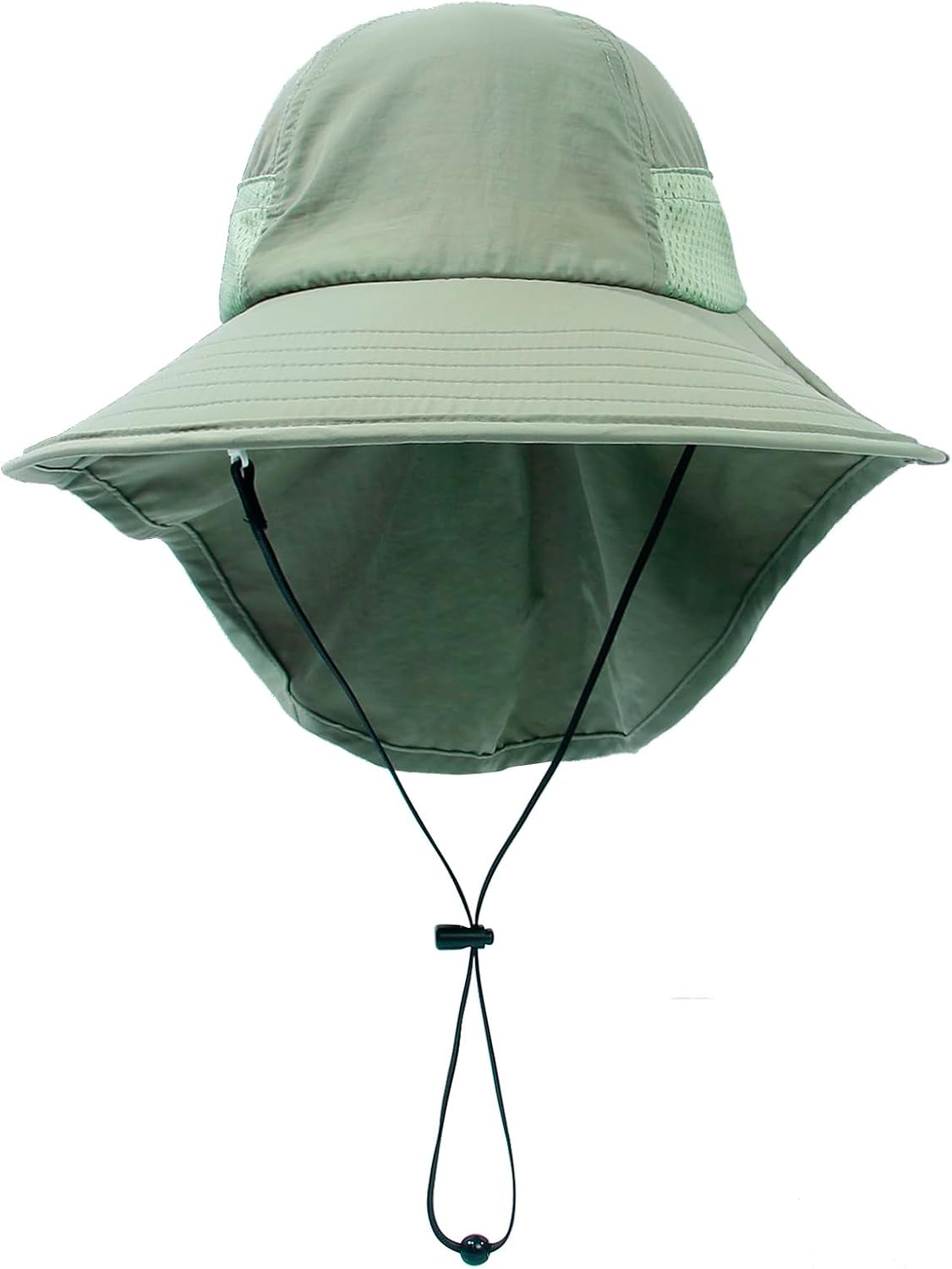 CHUNG Baby Sun Protection Hat Summer Toddler Adjustable UPF 50+ Wide Brim Neck Flap Beach Caps Boys