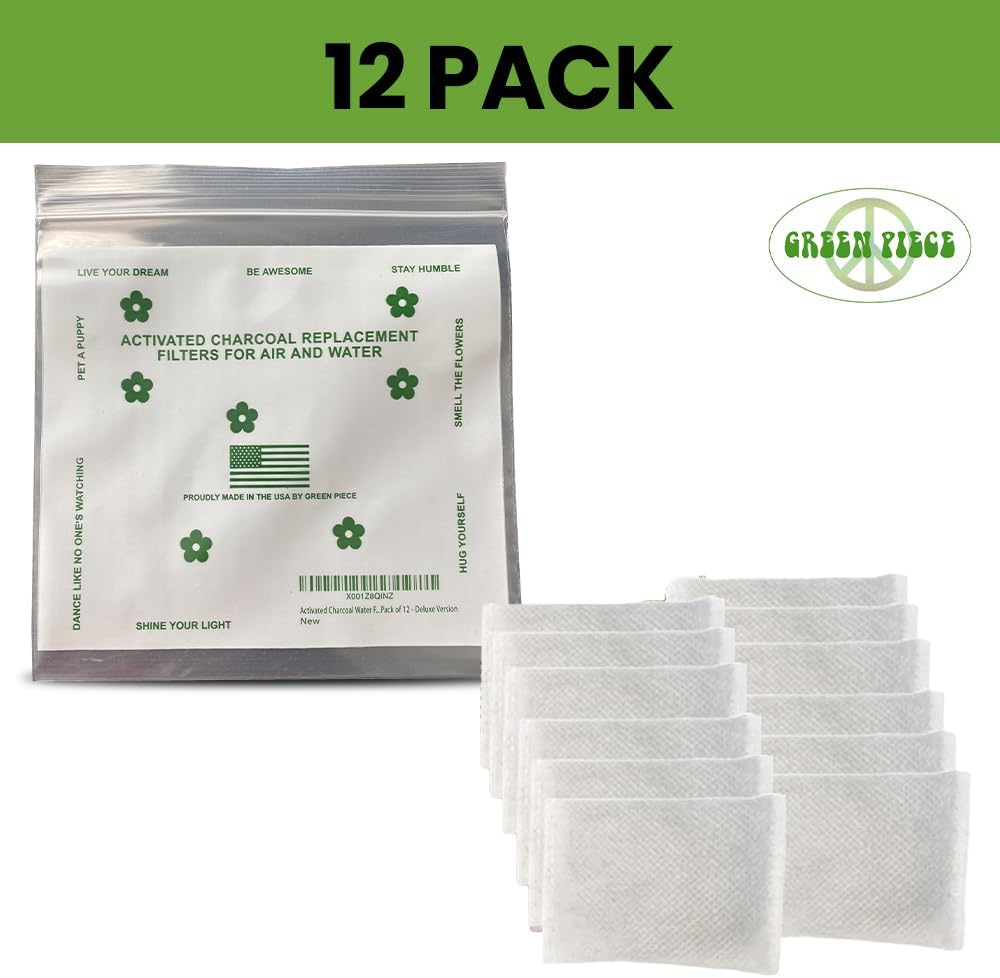 Green Piece® All-Natural Baby Diaper Pail Deodorizer - Activated Charcoal Air Purifier Compatible