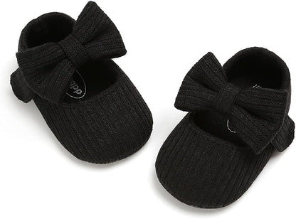 Baby Shoes Mary Jane Flats Non Slip Soft Sole Infant Toddler Sneakers First Walkers Party Christmas
