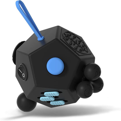 Fidget Dodecagon –12 Side Fidget Toy Cube Relieves Stress and Anxiety Anti Depression Cube for