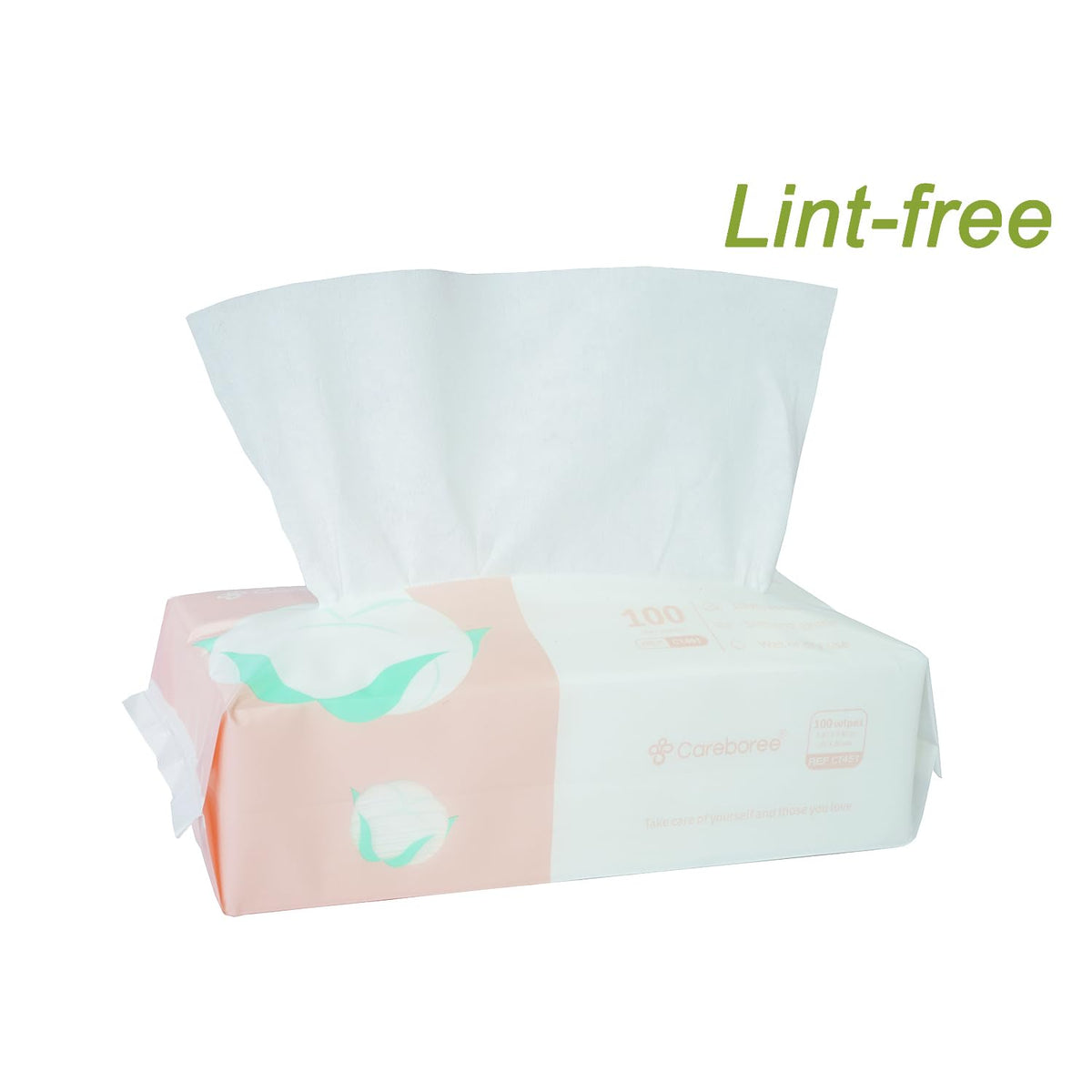 Ultra Soft Dry Baby Wipes Unscented Multi-Purpose Pure Cotton Tissue For Sensitive Skin (2 PACK-200