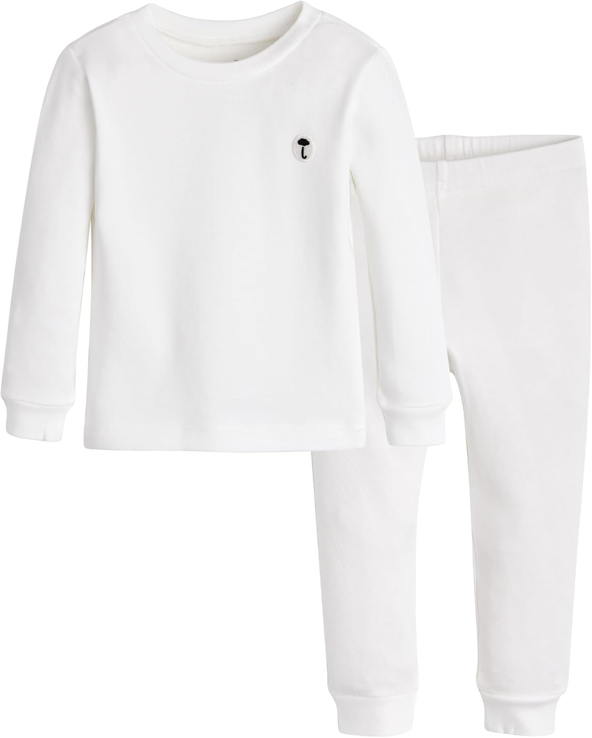 moimoln 6M-8Y Modal Cotton Solid Soft Breathable Baby Toddler Boys Girls Snug fit Pjs Long Sleeve