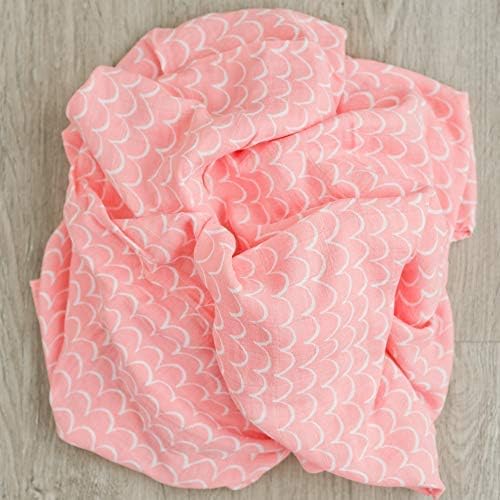 GRACED SOFT LUXURIES Premium Muslin Baby Swaddle Blankets 2 Pack | Large 47 x 47 inch | 100% Cotton
