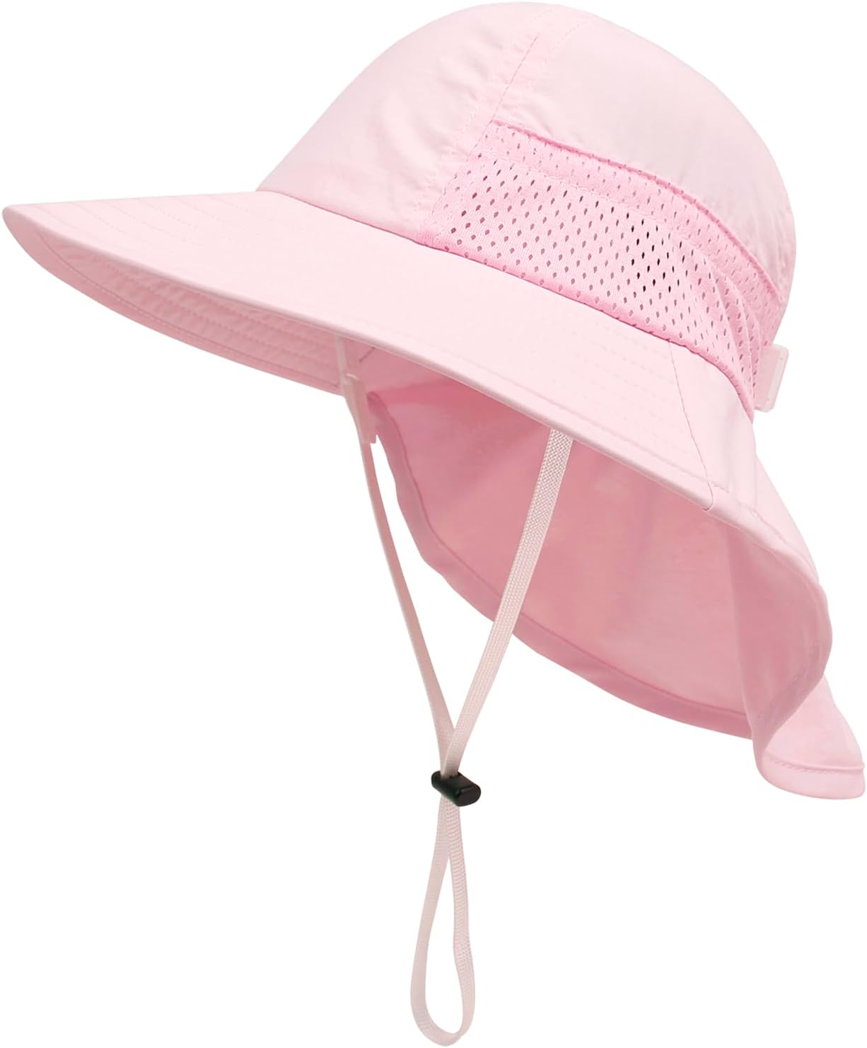 CHUNG Baby Sun Protection Hat Summer Toddler Adjustable UPF 50+ Wide Brim Neck Flap Beach Caps Boys
