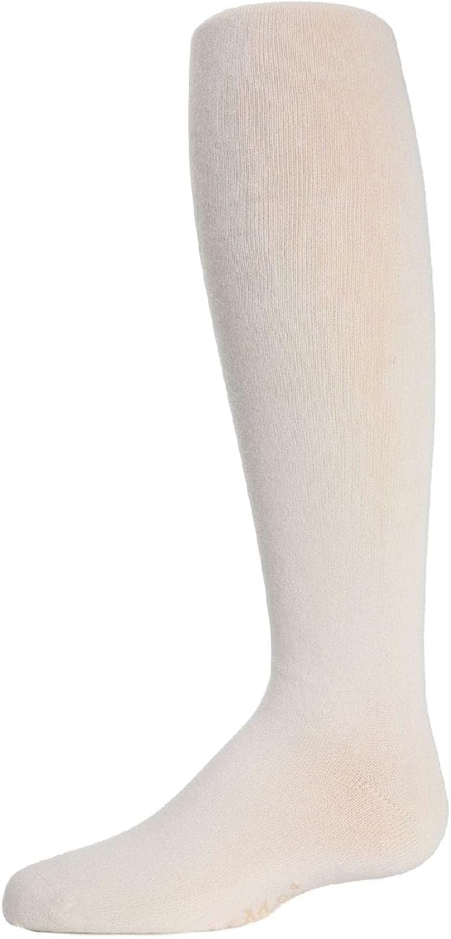 MeMoi Soft Pima Cotton Tights for Girls, Soft and Lightweight Opaque Tights for girls - Sizes 8 to