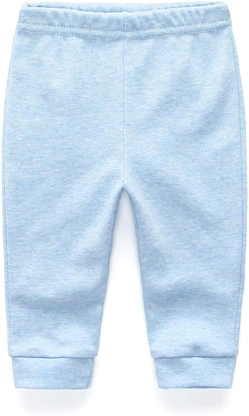 Unisex Newborn Baby Cotton 4-Pack Pants Embroidery Pringting Casual Leggings 0-24 Months for Boys