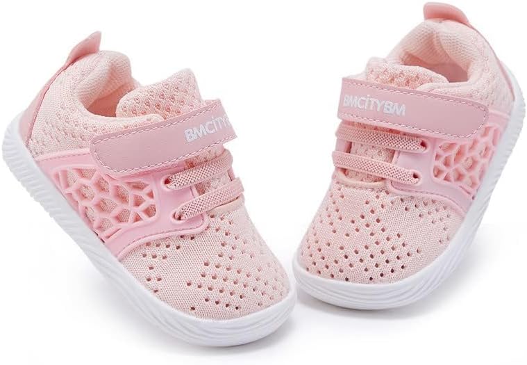 BMCiTYBM Baby Boy Girl Shoes Breathable Mesh Walking Shoes Lightweight Non-Slip Sneakers Infant