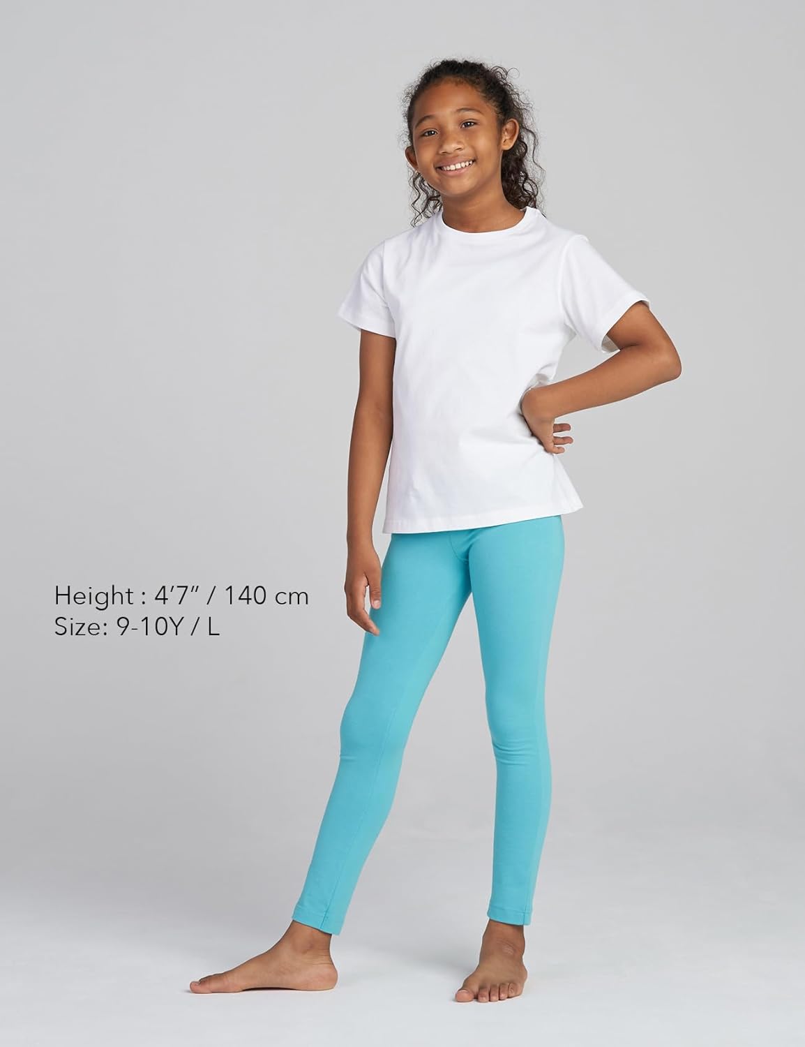 LAPASA Kids T-Shirts Short Sleeve (4 Pack) 100% Cotton Plain Top Tees Boy & Girl Unisex Toddler
