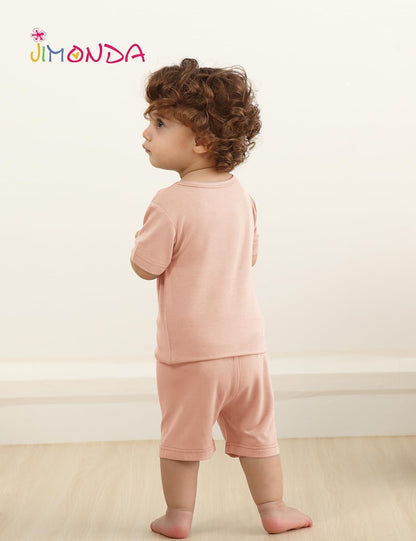 Jimonda Baby Boys Girls Pajama Sets Toddler Sleepwear Cool Jammies 2pcs Viscose from Bamboo PJs