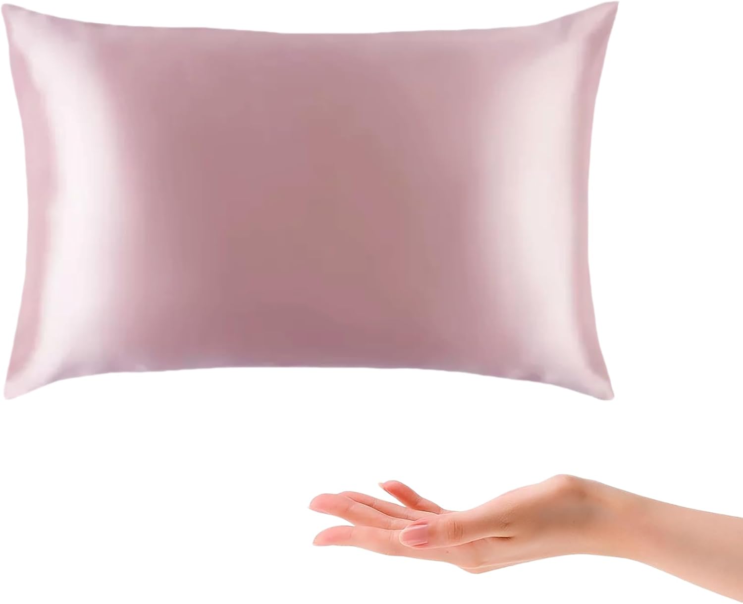 Organic Silk Baby Pillowcase with Zipper, Small 10"x13" Pillow Cover for Boys & Girls, Ideal for