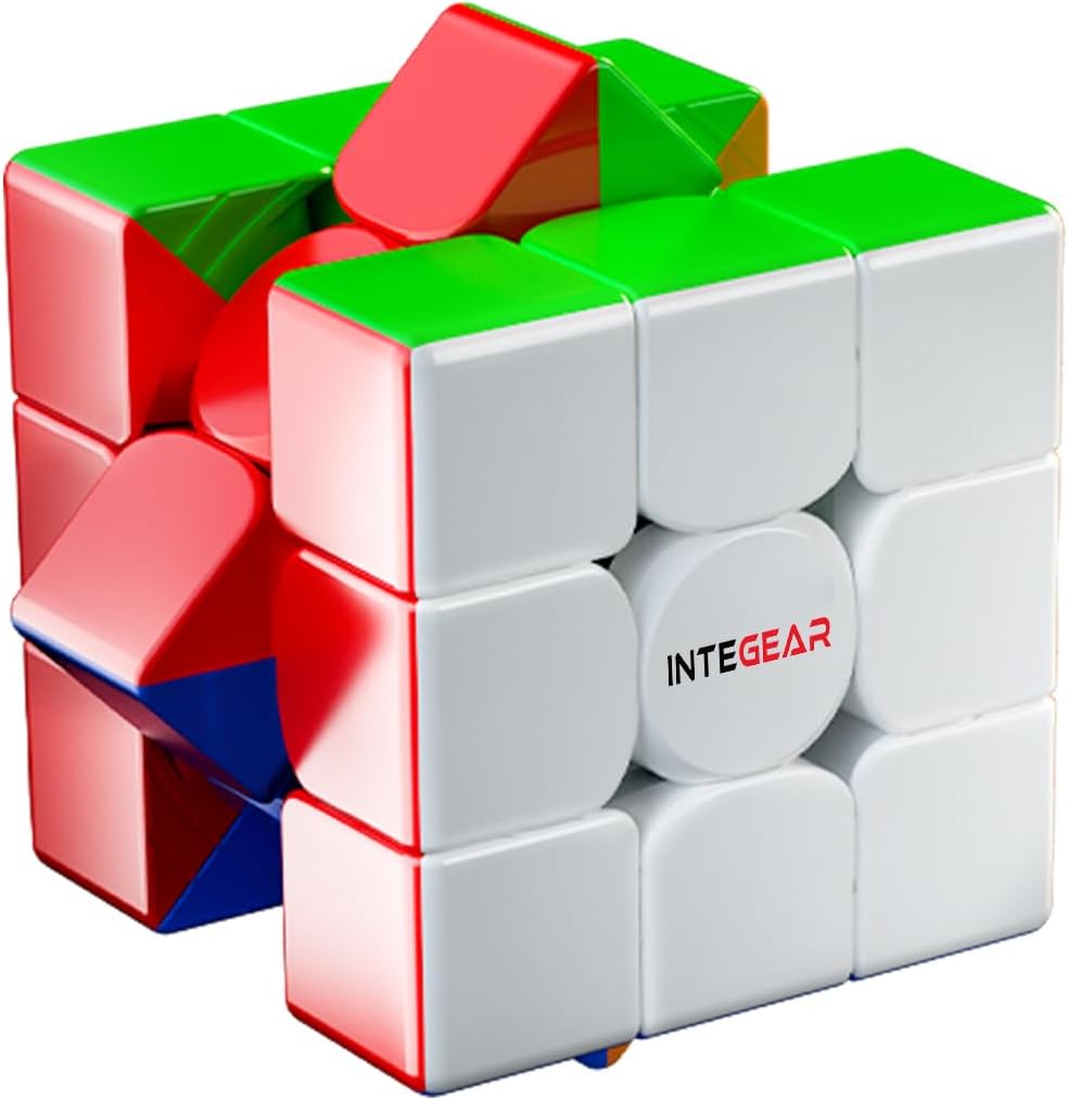 Full Size 56mm Magnetic Speed Cube Stickerless 3x3 Easy Turning and Smooth Play Durable Puzzle Cube