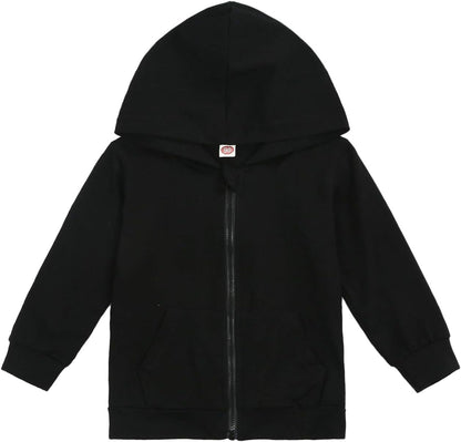 Imcute Baby Zip Up Hoodie, Unisex inflant Toddler Long Sleeve Sweatshirts Lightweight Jacket Hooded