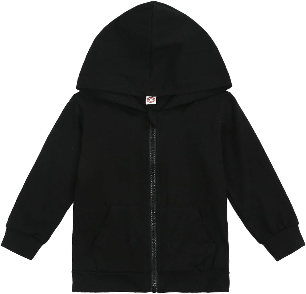Imcute Baby Zip Up Hoodie, Unisex inflant Toddler Long Sleeve Sweatshirts Lightweight Jacket Hooded