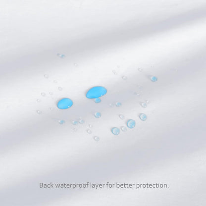 Crib Sheets Waterproof 2 Pack, Crib Mattress Protector, Toddler Fitted Crib Sheet Neutral, Ultra