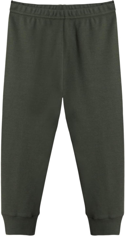 GLASH Kids Baby and Toddler Boys Cotton Pants, 4 Pack 2T-6Y Joggers Sweatpants for Boys