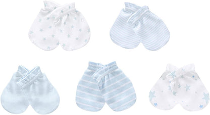 Newborn Layette Gift Set Bodysuits Pants for Baby Girl and Boy 24 Piece 100% Cotton Essentials and