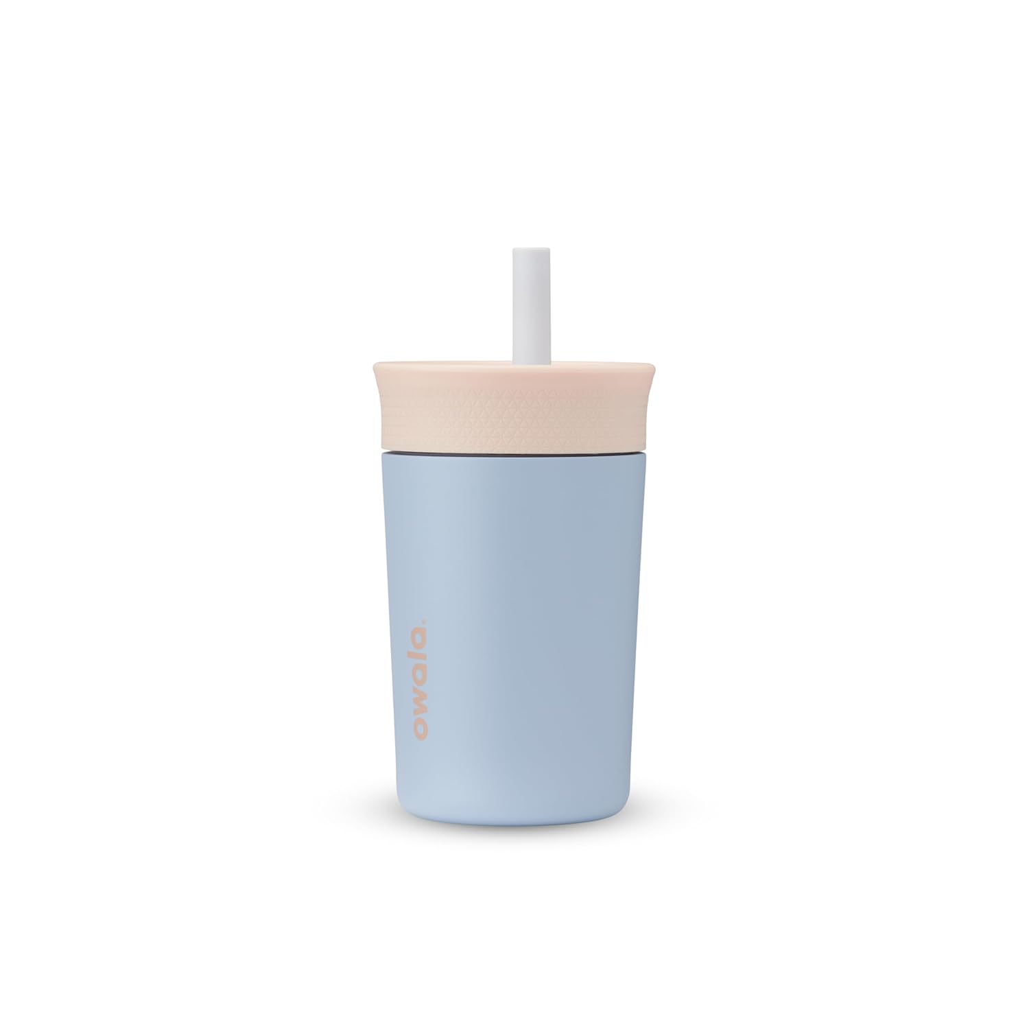 Owala Kids Insulation Stainless Steel Tumbler with Spill Resistant Flexible Straw, Easy to Clean