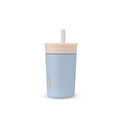Owala Kids Insulation Stainless Steel Tumbler with Spill Resistant Flexible Straw, Easy to Clean