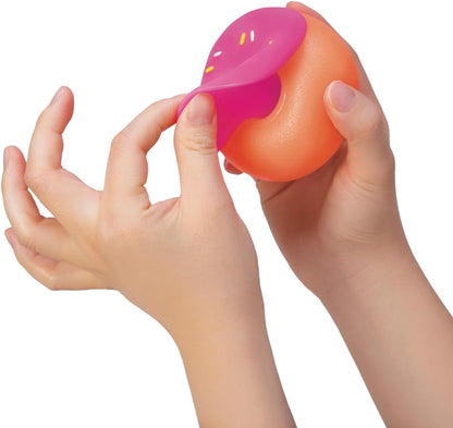 Schylling NeeDoh Dohnuts - Sensory Fidget Toy - Assorted Colors - Ages 3 to Adult (Pack of 1)