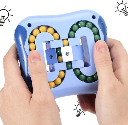 Magic Bean Rotating Cube Puzzle Fidget Toys Anti Stress Ball IQ Games Educational Sensory Easter