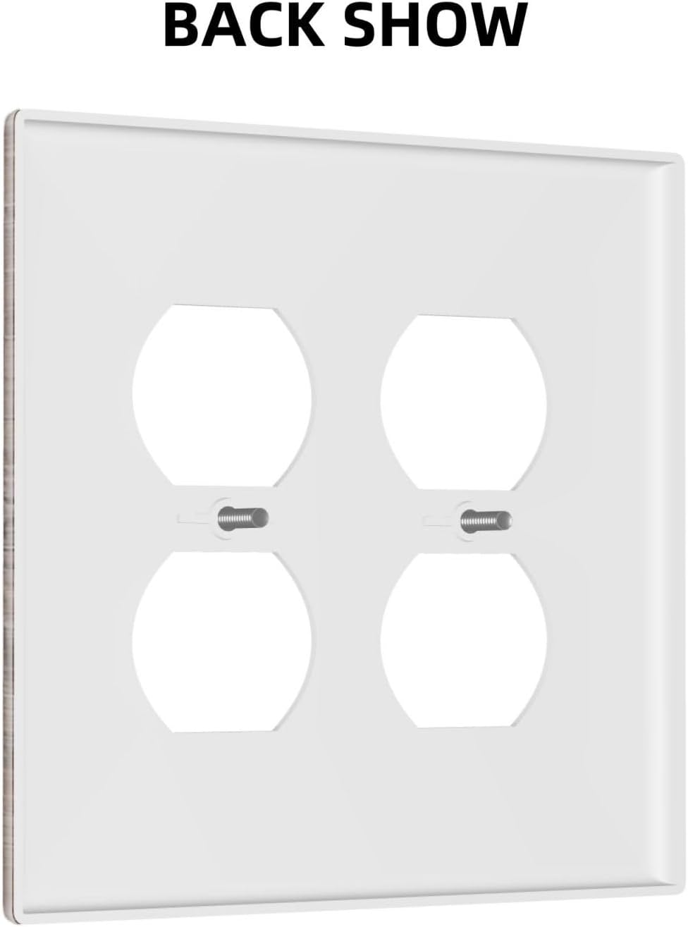Decorative Outlet Covers Retro Wood Plank Vintaga Wooden Board 2 Gang Wall Plate Cover Double