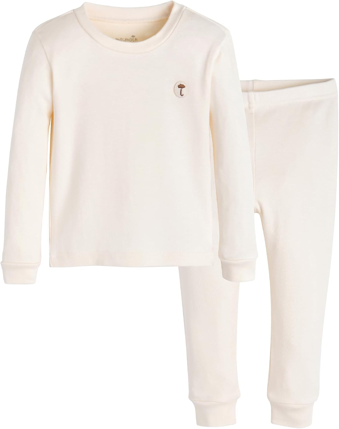 moimoln 6M-8Y Modal Cotton Solid Soft Breathable Baby Toddler Boys Girls Snug fit Pjs Long Sleeve
