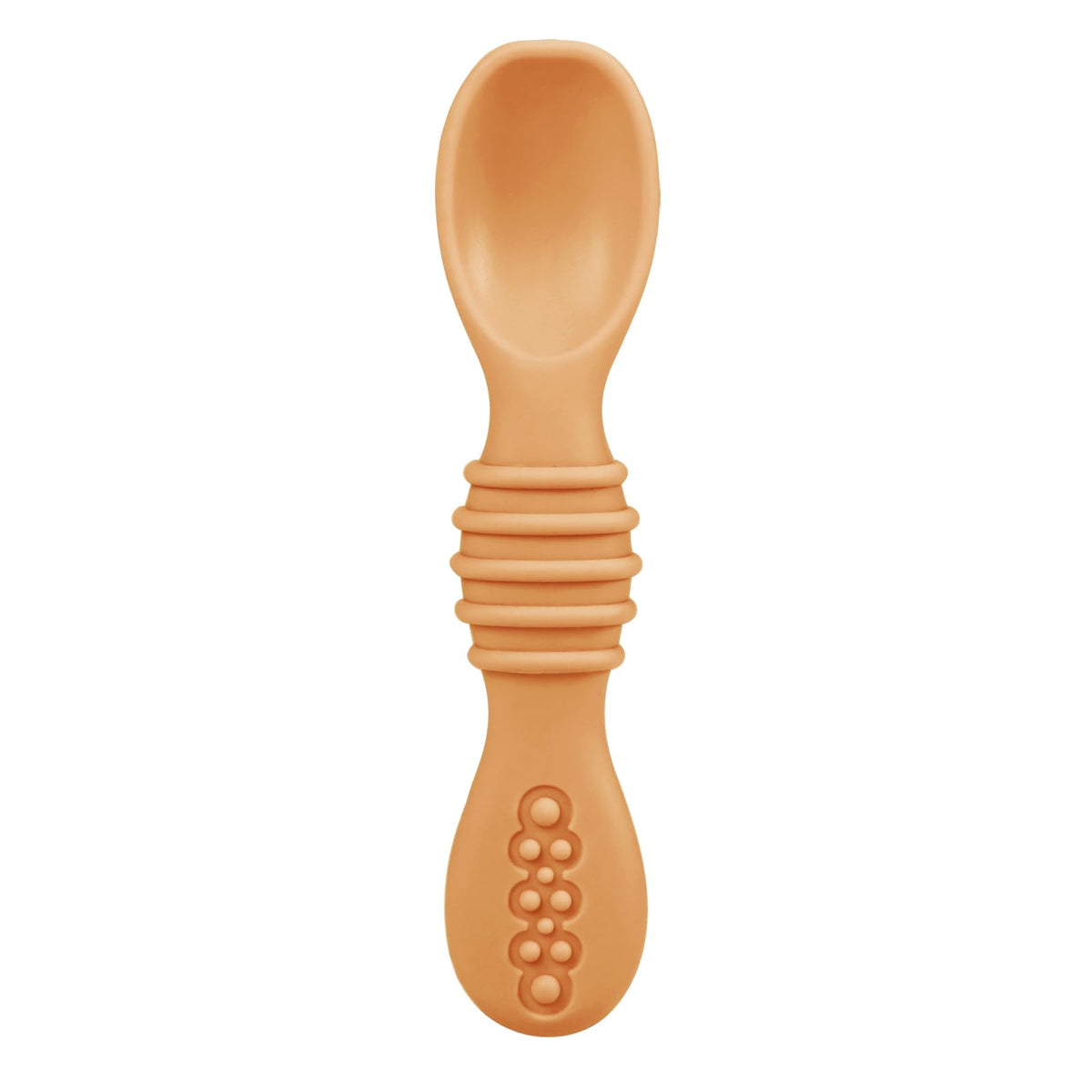 PandaEar 6 Pack Silicone Baby Spoons - Self Feeding Utensils 6-12 Months - Infant Spoons First