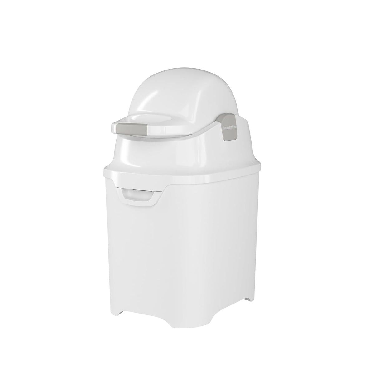 Foundations Mini Diaper Pail with Airtight Lid - Durable & Odorless Diaper Disposal, Large