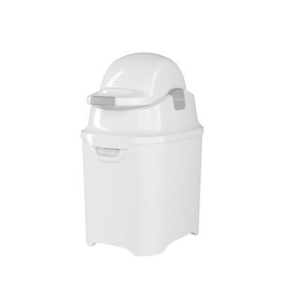 Foundations Mini Diaper Pail with Airtight Lid - Durable & Odorless Diaper Disposal, Large