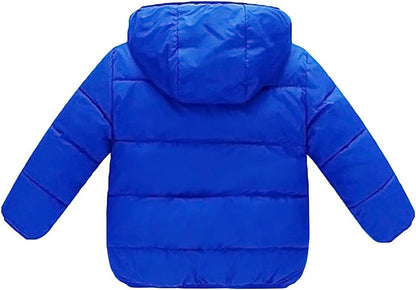 Baby Girls Boys' Winter Fleece Jackets With Hooded Toddler Cotton Dress Warm Lined Coat Outer