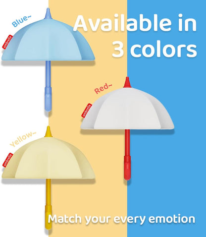 Umbrella Night Light for Kids,Light-Up Magnetic Fridge Lamp, Rechargeable Silicone Lamp for Baby