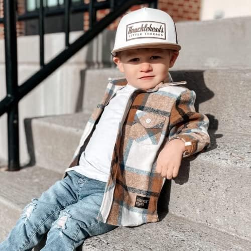 Baby Hats - Baseball Hat, Newborn Youth Flat Brim Mesh Trucker Surf Skate Bubba Bro Fitted Beach