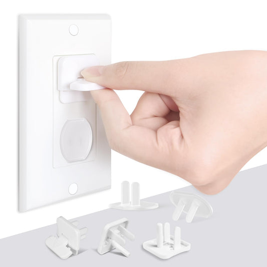 Babepai Outlet Covers Baby Proofing 55-Pack White, Child Proof Electrical Protector Safety Baby