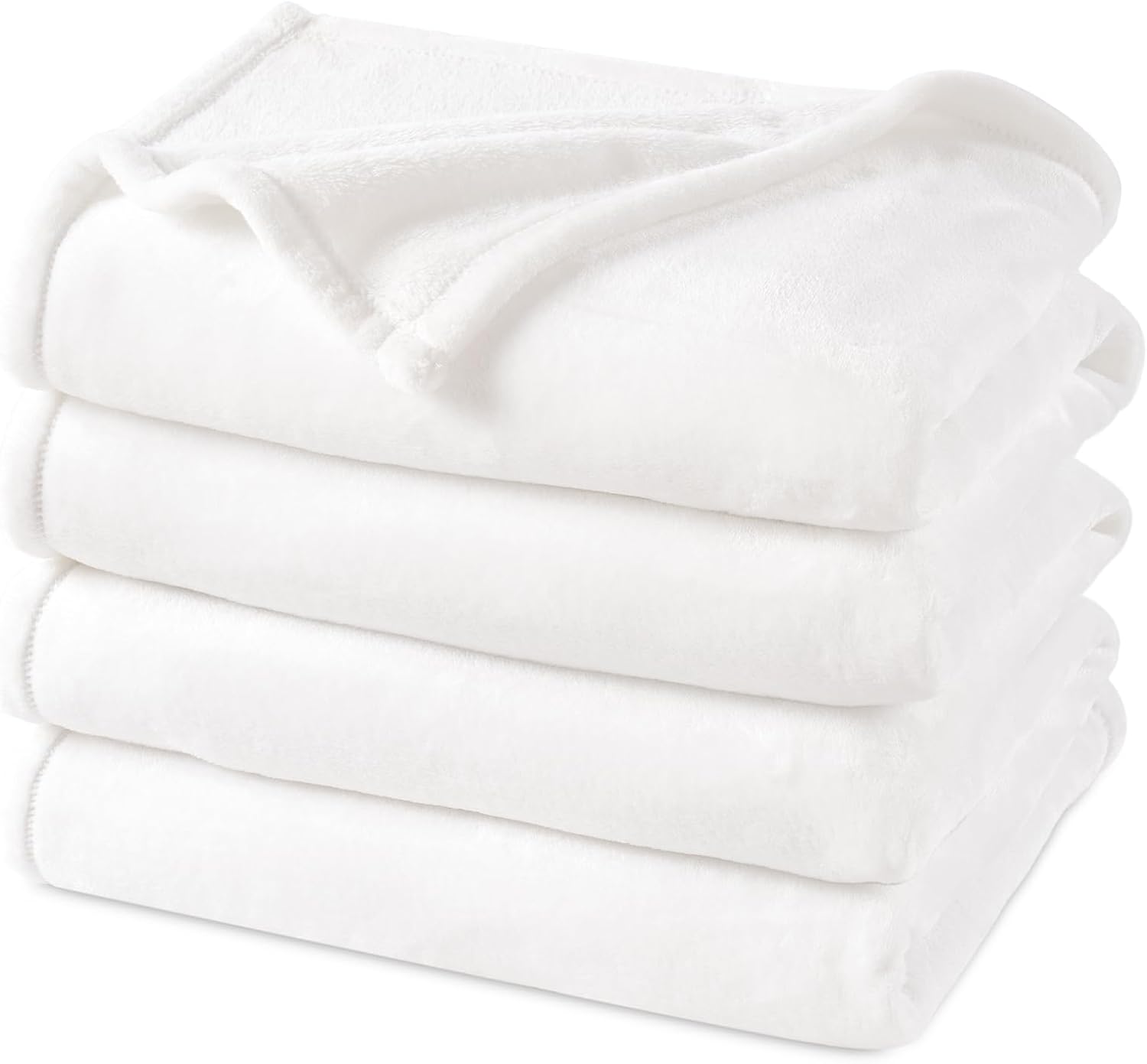 PHF Ultra Soft Fleece Blanket Twin Size, No Shed No Pilling Luxury Plush Cozy 300GSM Lightweight