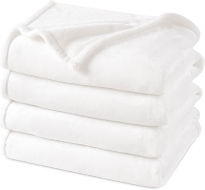 PHF Ultra Soft Fleece Blanket Twin Size, No Shed No Pilling Luxury Plush Cozy 300GSM Lightweight