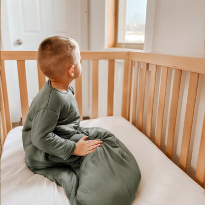 GUNAMUNA Unisex Long-Sleeve Sleep Sack, Wearable Sleep Bag for Babies and Toddlers, Soft Rayon, 1.0