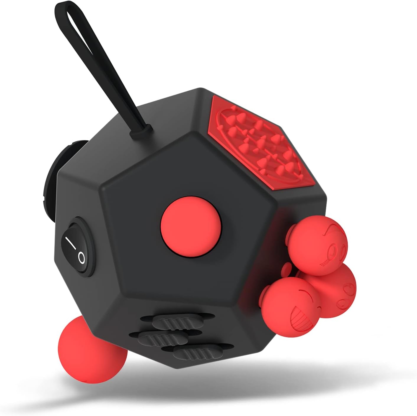 Fidget Dodecagon –12 Side Fidget Toy Cube Relieves Stress and Anxiety Anti Depression Cube for