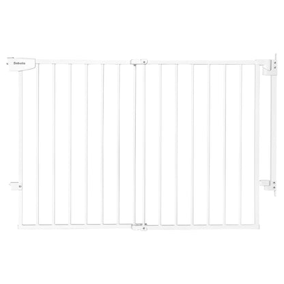 Babelio 34" Tall No Bottom Bar Baby/Dog Gate for Stairs, House and Doorways, 29.7-46.5" Auto Close