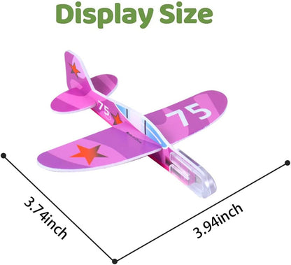 50 Pcs Foam Gliders Planes Toys for Kids, Paper Airplane, Party Favors Goodie Bag Stuffers, Outdoor