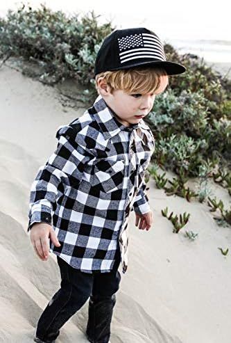 Baby Hats - Baseball Hat, Newborn Youth Flat Brim Mesh Trucker Surf Skate Bubba Bro Fitted Beach