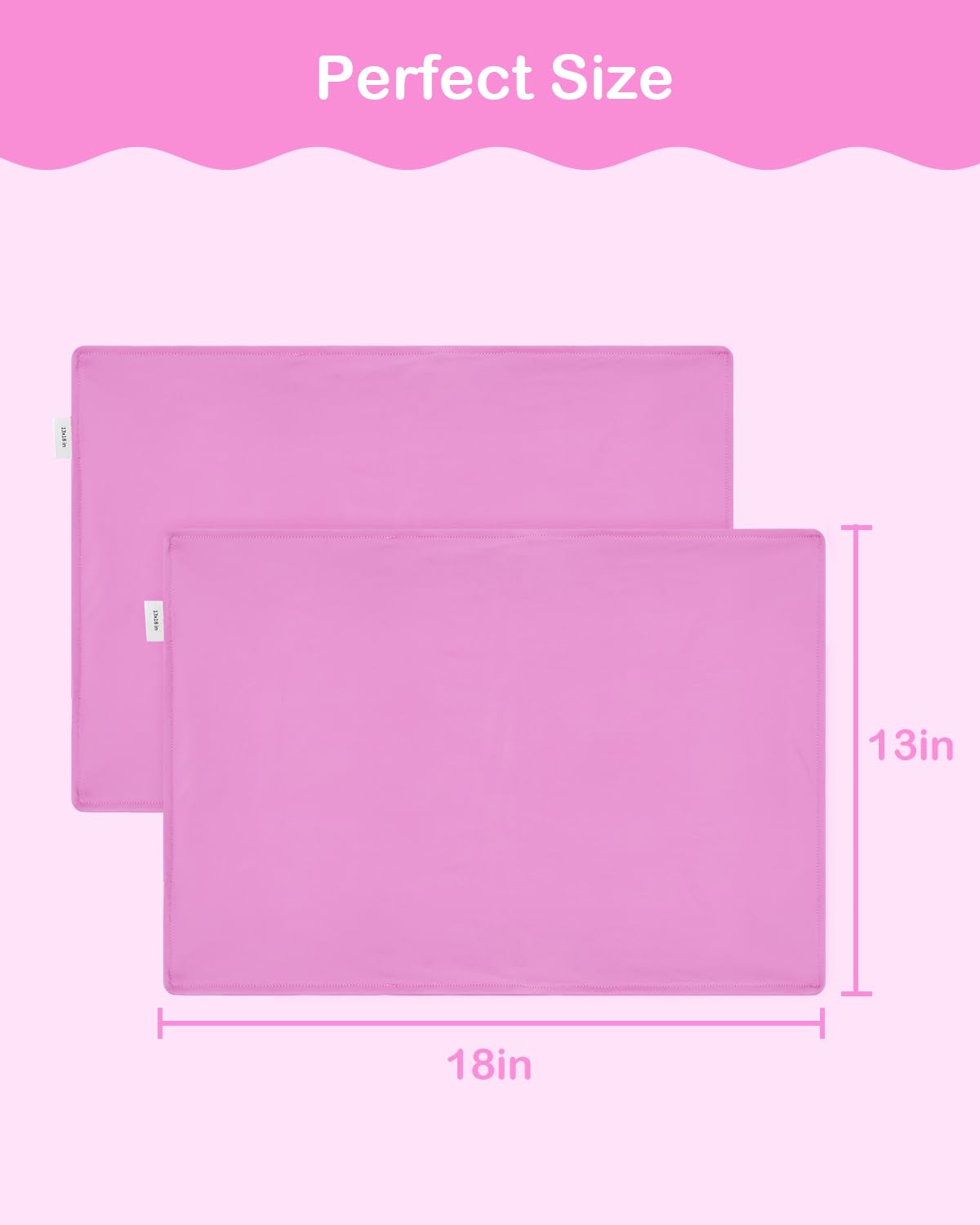 ALVABABY Toddler Pillowcases Stretchy Soft Kids Pillow Cover 2 Pack Fit 13"x 18" or 12"x16"