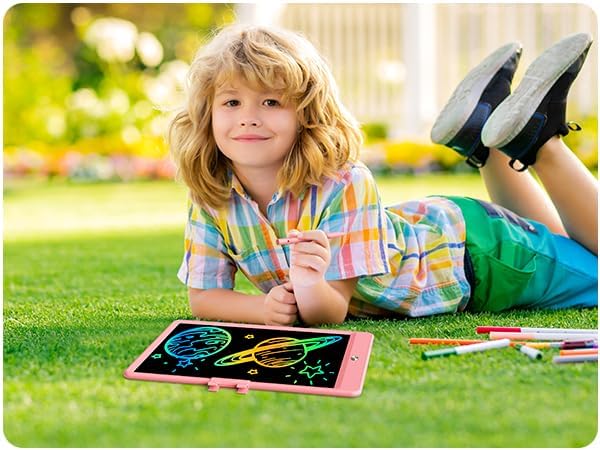 KOKODI LCD Writing Tablet, 16 Inch Colorful Toddler Doodle Board Drawing Tablet, Erasable Reusable