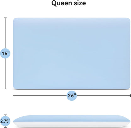 AM AEROMAX 2.75 Inches Queen Size Hyper Slim Memory Foam Pillow for Stomach and Back Sleepers