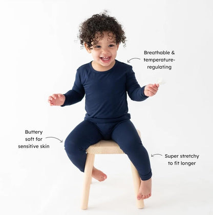 KYTE BABY Toddler Pajama Set - Pjs for Toddlers Made of Soft Bamboo Rayon Material