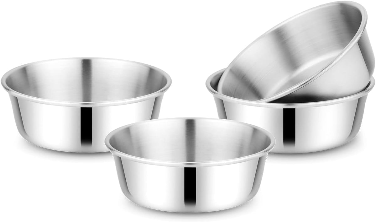 Children's Stainless Steel Bowl Set | Set of 4 bowls | 304 18/8 Stainless Steel |10 ounces | Matte
